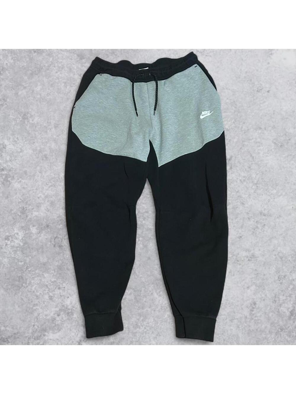 Men’s Nike Tech Two Tone Gray and Black Joggers Sweats